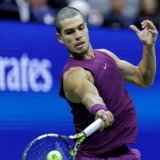 Carlos Alcaraz n'a mis que 1h36 pour gagne son 2e tour à New York KEYSTONE/EPA/CRISTOBAL HERRERA ULASHKEVICH